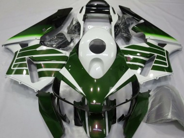 2003-2004 Honda CBR600RR Motorcycle Fairings - White Green Fade Canada Websites