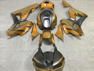 2013-2023 Honda CBR600RR Motorcycle Fairings - Gold Matte Black Canada Websites