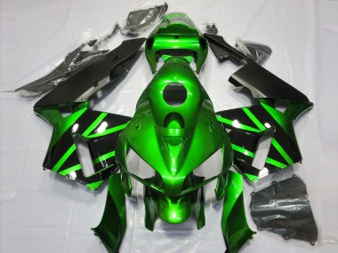 2005-2006 Honda CBR600RR Motorcycle Fairings - Green Black Canada Websites