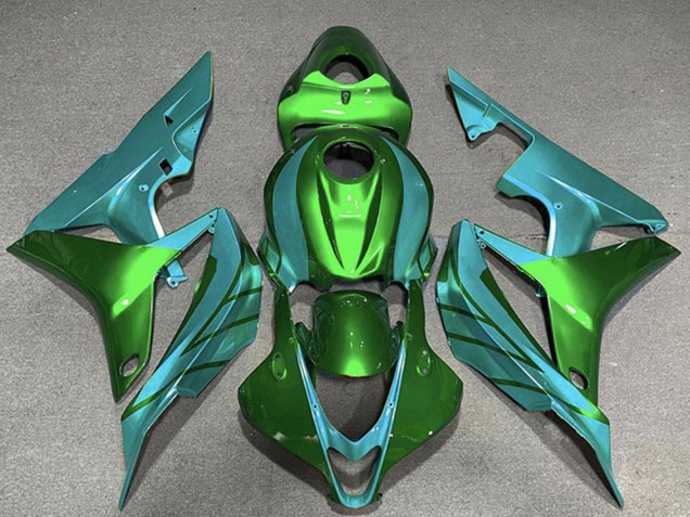 2007-2008 Honda CBR600RR Motorcycle Fairings - Green Teal Blue Canada Websites