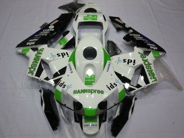 2003-2004 Honda CBR600RR Motorcycle Fairings - White Green Glossy Black Hannspree Canada Websites