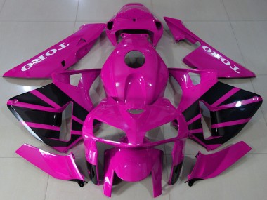 2005-2006 Honda CBR600RR Motorcycle Fairings - Hot Pink Black OEM Style Canada Websites