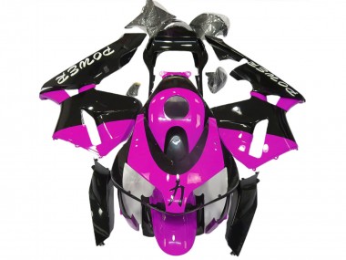 2003-2004 Honda CBR600RR Motorcycle Fairings - Hot Pink Glossy Black Power Canada Websites