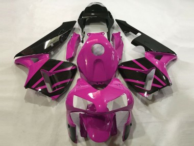 2003-2004 Honda CBR600RR Motorcycle Fairings - Hot Pink Glossy Black OEM Style Canada Websites