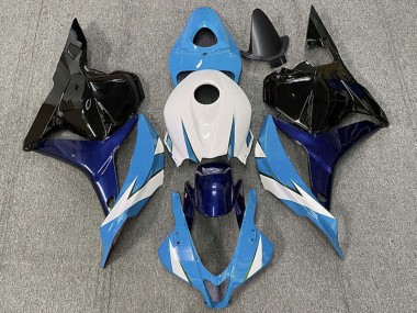 2009-2012 Honda CBR600RR Motorcycle Fairing - White Blue Glossy Black Canada Websites