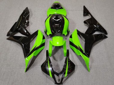 2007-2008 Honda CBR600RR Motorcycle Fairing - Green Glossy Black Canada Websites