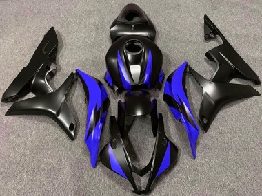 2007-2008 Honda CBR600RR Motorcycle Fairing - Blue Matte Black Canada Websites
