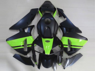 2005-2006 Honda CBR600RR Motorcycle Fairings - Matte Black Light Green Canada Websites
