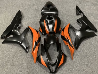 2007-2008 Honda CBR600RR Motorcycle Fairings - Orange Matte Black Canada Websites