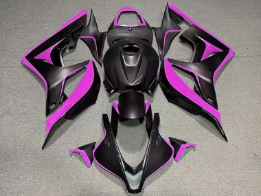 2007-2008 Honda CBR600RR Motorcycle Fairings - Pink Matte Black Canada Websites