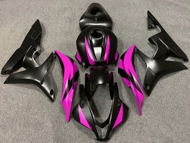 2007-2008 Honda CBR600RR Motorcycle Fairing - Pink Matte Black Canada Websites