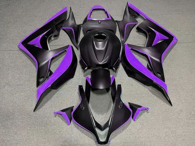 2007-2008 Honda CBR600RR Motorcycle Fairings - Purple Matte Black Canada Websites