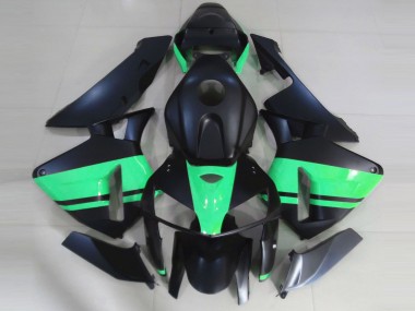 2005-2006 Honda CBR600RR Motorcycle Fairings - Matte Black Special Green Canada Websites