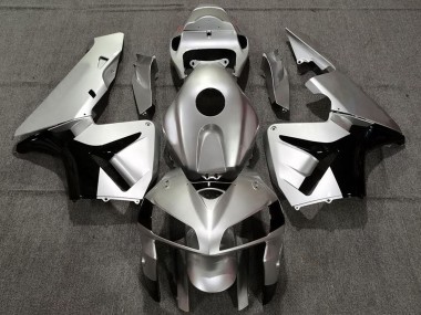 2005-2006 Honda CBR600RR Motorcycle Fairings - Matte Silver and Black Canada Websites