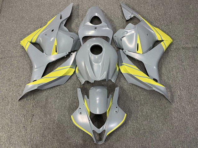 2009-2012 Honda CBR600RR Motorcycle Fairings - Nardo Grey Yellow Canada Websites