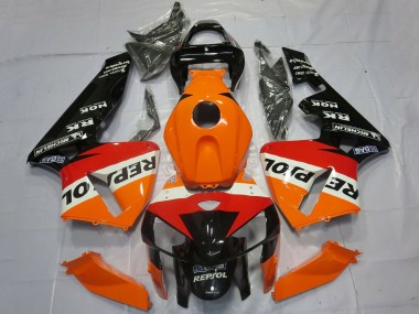 2005-2006 Honda CBR600RR Motorcycle Fairings - Orange Red White Black Repsol OEM Style Canada Websites