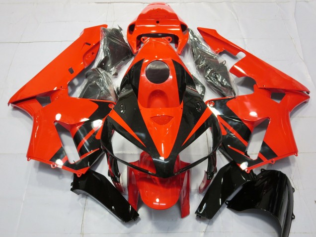 2005-2006 Honda CBR600RR Motorcycle Fairings - Red Black Stripe Canada Websites