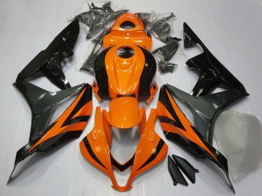 2007-2008 Honda CBR600RR Motorcycle Fairings - Orange Grey Glossy Black Canada Websites