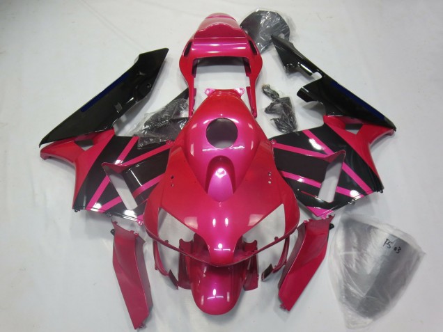 2003-2004 Honda CBR600RR Motorcycle Fairings - Pink Glossy Black Canada Websites