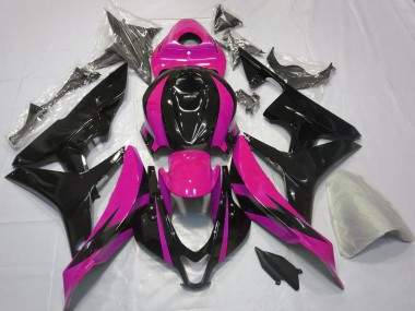 2007-2008 Honda CBR600RR Motorcycle Fairings - Pink Glossy Black OEM Style Canada Websites
