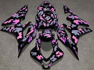 2007-2008 Honda CBR600RR Motorcycle Fairings - Pink Grey Camouflage Canada Websites