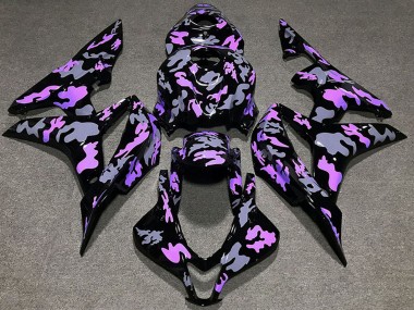 2007-2008 Honda CBR600RR Motorcycle Fairings - Purple Grey Camouflage Canada Websites