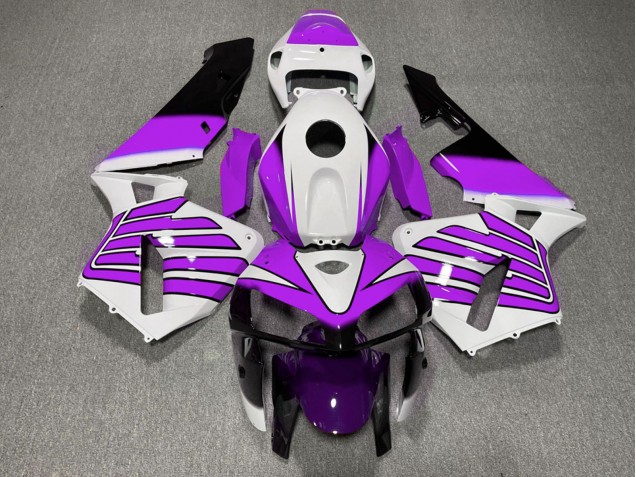 2005-2006 Honda CBR600RR Motorcycle Fairings - Purple and White Wings Canada Websites