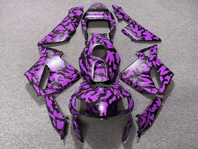2003-2004 Honda CBR600RR Motorcycle Fairings - Purple Black Camouflage Canada Websites