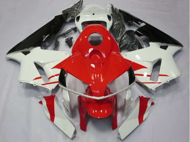 2005-2006 Honda CBR600RR Motorcycle Fairings - White Red Black Canada Websites