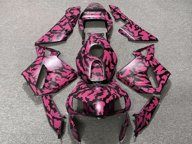 2003-2004 Honda CBR600RR Motorcycle Fairings - Red Black Camouflage Canada Websites