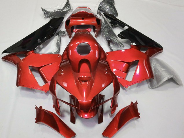 2005-2006 Honda CBR600RR Motorcycle Fairings - Red Black CBR Style Canada Websites