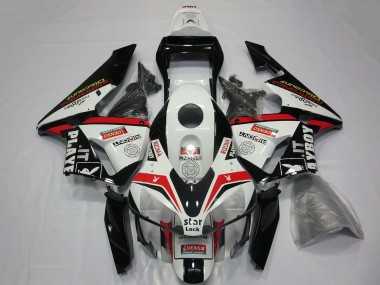 2003-2004 Honda CBR600RR Motorcycle Fairings - White Red Glossy Black Playboy Canada Websites