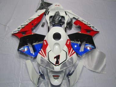 2003-2004 Honda CBR600RR Motorcycle Fairings - White Red Blue Glossy Black EuroBet Canada Websites