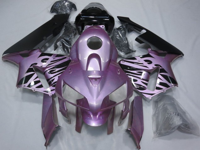 2005-2006 Honda CBR600RR Motorcycle Fairings - Rose Purple Flame Canada Websites