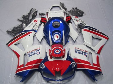 2013-2023 Honda CBR600RR Motorcycle Fairings - White Red Blue Royal Air Force Canada Websites