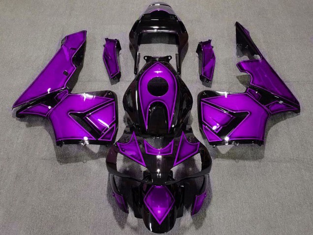 2003-2004 Honda CBR600RR Motorcycle Fairings - Purple Glossy Black Canada Websites