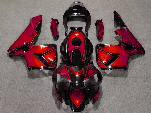 2003-2004 Honda CBR600RR Motorcycle Fairings - Red Glossy Black Canada Websites