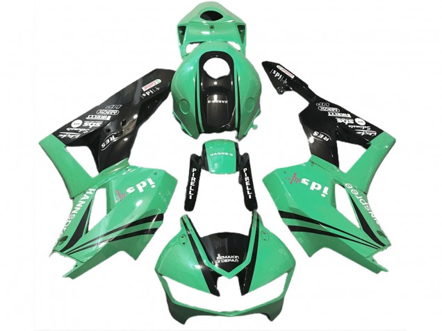 2013-2023 Honda CBR600RR Motorcycle Fairings - Green Glossy Black Canada Websites
