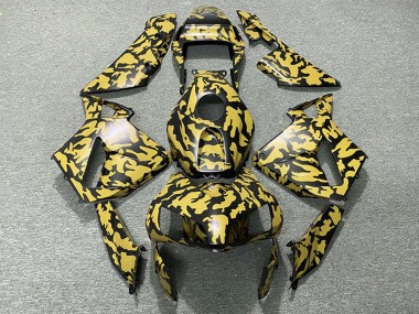 2003-2004 Honda CBR600RR Motorcycle Fairings - Yellow Black Camouflage Canada Websites
