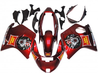 1996-2007 Honda CBR1100XX Blackbird Motorcycle Fairings - Red Yellow San Carlo Canada Websites