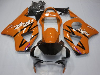 2002-2003 Honda CBR954RR Motorcycle Fairings - Dark Orange Glossy Black Canada Websites