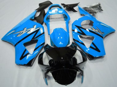 2002-2003 Honda CBR954RR Motorcycle Fairings - Light Blue Glossy Black CBR Style Canada Websites