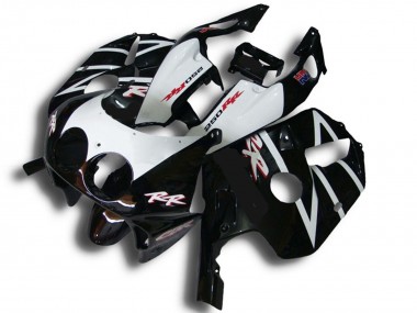 1990-1998 Honda CBR250RR Motorcycle Fairings - Glossy Black White RR Canada Websites