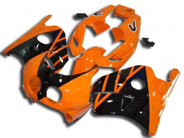 1990-1998 Honda CBR250RR Motorcycle Fairings - Orange Glossy Black Canada Websites
