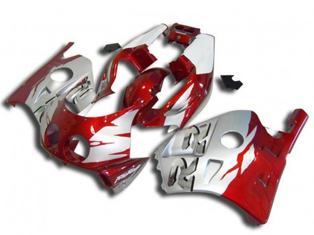 1990-1998 Honda CBR250RR Motorcycle Fairings - Silver Red Canada Websites