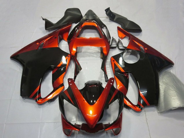 2001-2003 Honda CBR600 F4i Motorcycle Fairings - Orange Glossy Black Canada Websites