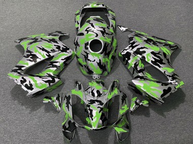 2002-2013 Honda VFR 800 Motorcycle Fairings - Green Camouflage Canada Websites
