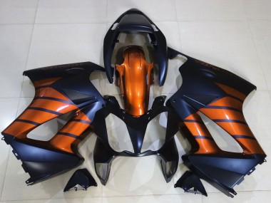 2002-2013 Honda VFR 800 Motorcycle Fairings - Orange Matte Blue Matte Black Canada Websites