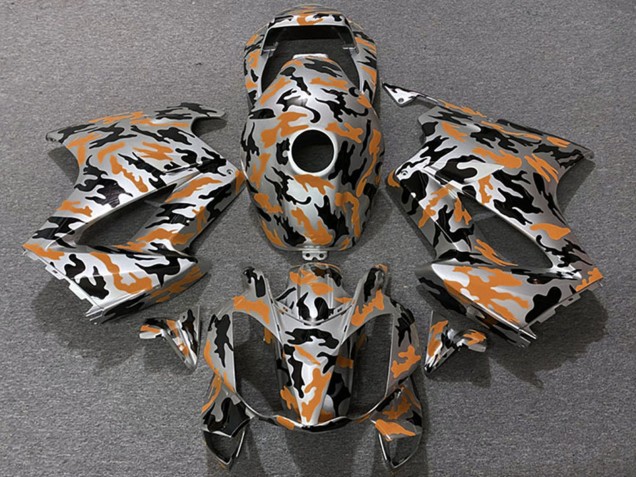 2002-2013 Honda VFR 800 Motorcycle Fairings - Orange Camouflage Canada Websites