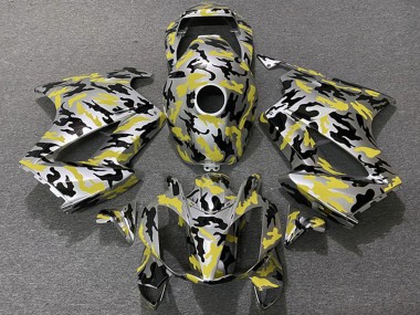 2002-2013 Honda VFR 800 Motorcycle Fairings - Yellow Camouflage Canada Websites